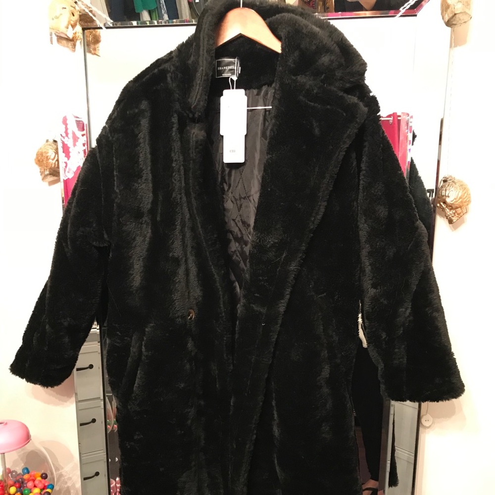 Teddy Bear oversized fur coat